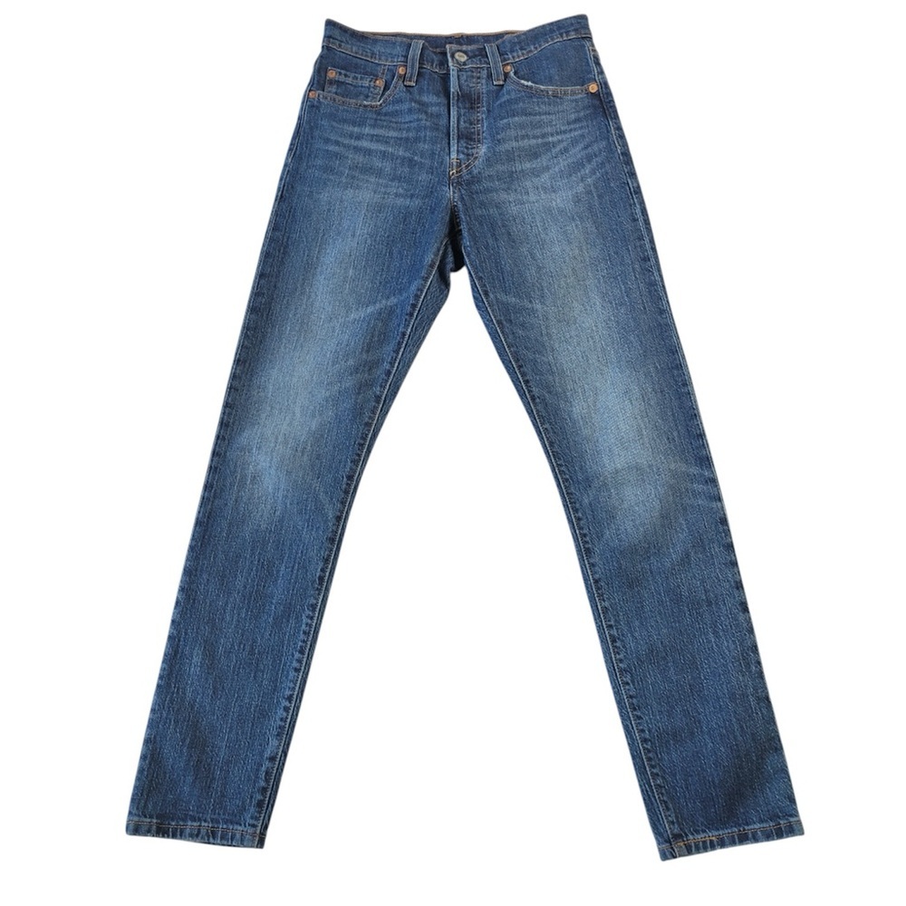 ✅ Levi's premium denim Classic high rise slim 501 style jeans